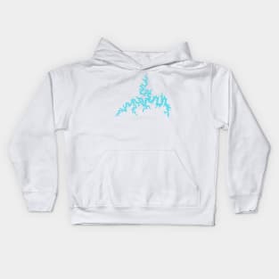 Table Rock Lake - Teal Kids Hoodie